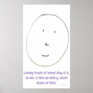 Póster "Simple Says-#4", funny, quote, humor