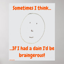 Póster "Simple Says...-#8" funny quote