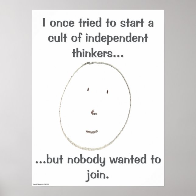 Póster Simple Says Series #9  (Frente)