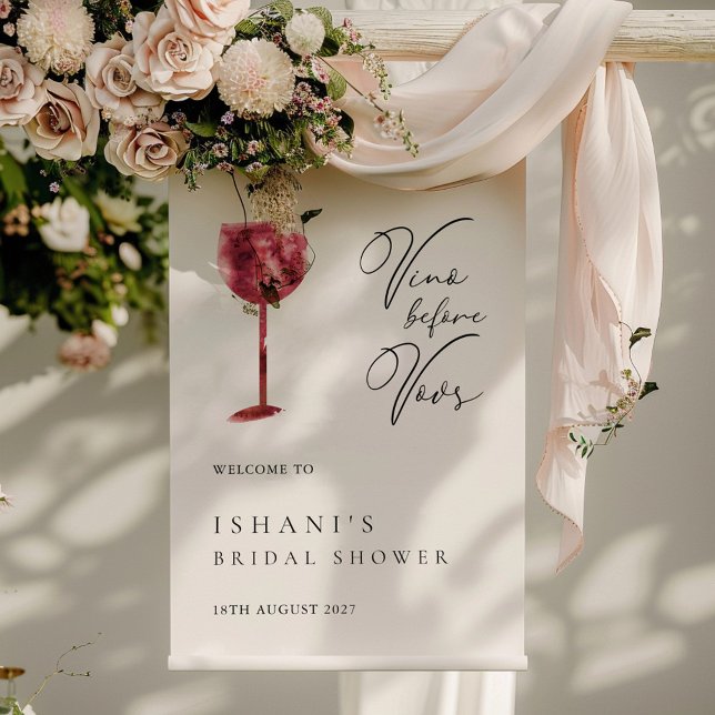 Póster Simple signo de bienvenida de ducha de novia Minim (Simple Minimalist Bridal Shower Welcome Sign)