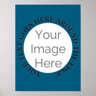 Póster simple su imagen aquí, personalizado de fotos edit