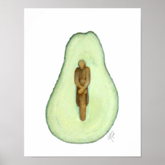 Póster Simpóbiosis Poster aguacate