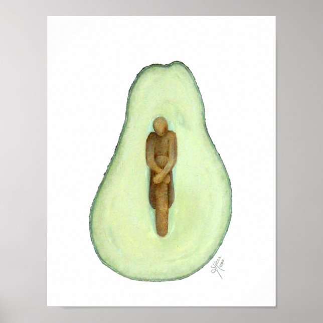 Póster Simpóbiosis Poster aguacate (Frente)