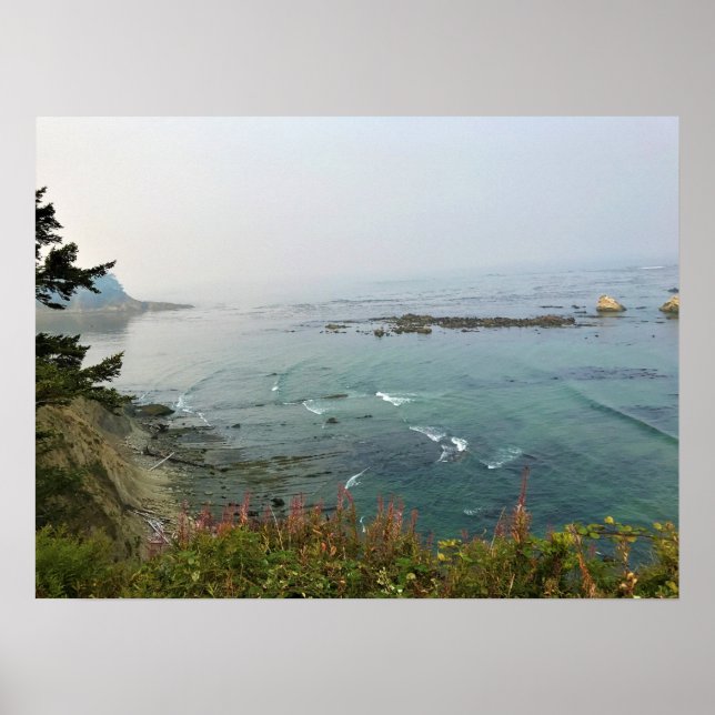Póster Simpson Reef Overlook, Costa de Oregón (Frente)