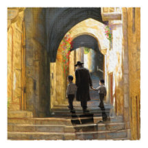 Simta Ciudad Vieja de Jerusalén Israel Pintura al