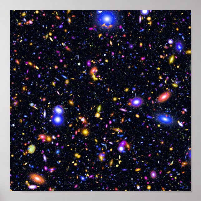 Póster Simulación del telescopio espacial James Webb - Ar (Frente)