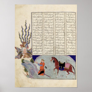 Póster Simurgh offers Zal, the father of Roustem