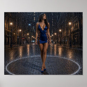 Póster Sin afectar por el cartel de la tormenta