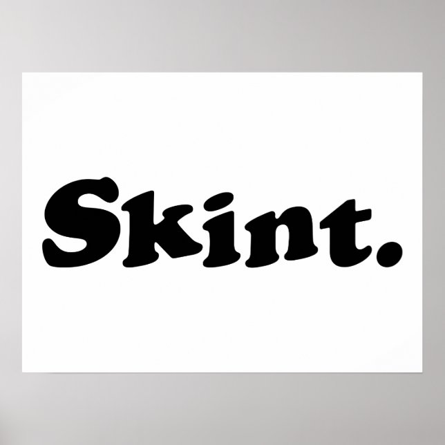 Póster Sin blanca. (Frente)