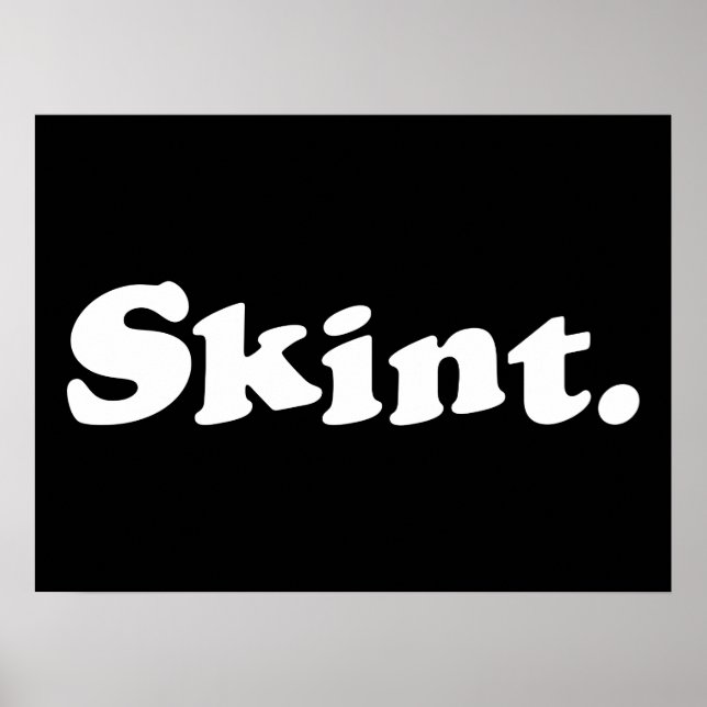 Póster Sin blanca. (Frente)