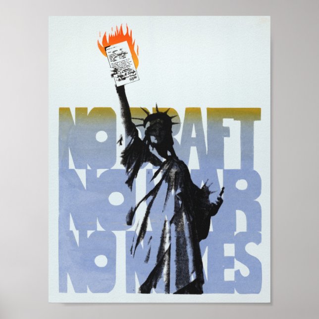 Póster Sin borrador - Sin guerra - Sin armas nucleares -  (Frente)