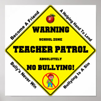 Póster Sin bullying en voz alta