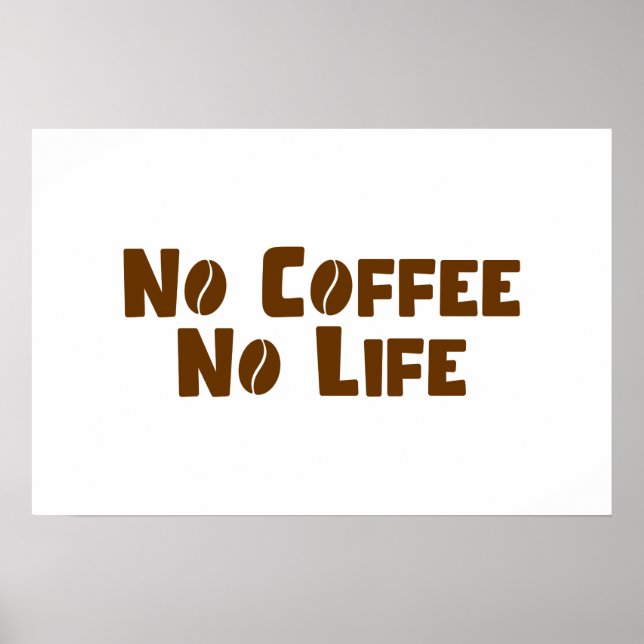 Póster Sin Café No Hay Vida (Frente)