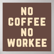 Sin Café Sin Oferta Graciosa De Trabajo