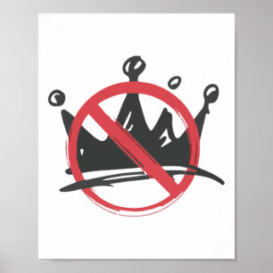 Póster Sin Camisas Reyes Sin Reyes En Los Camisas Polític