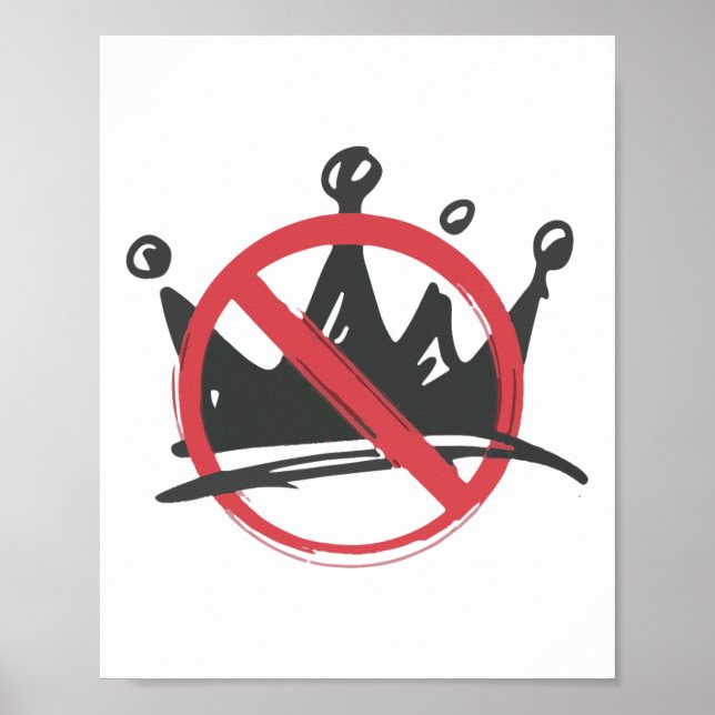 Póster Sin Camisas Reyes Sin Reyes En Los Camisas Polític (Frente)