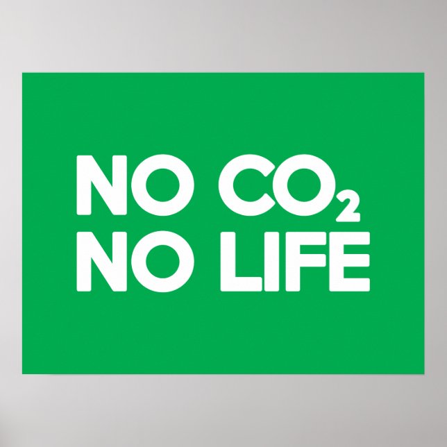 PÓSTER SIN CO2 SIN VIDA (Frente)