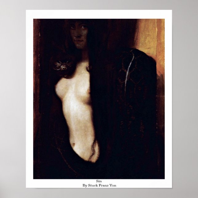 Póster Sin De Stuck Franz Von (Frente)