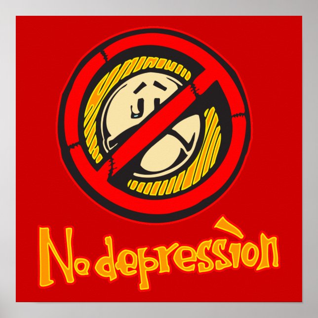 Póster Sin depresión (Frente)