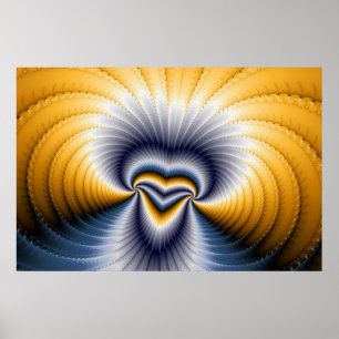 Póster Sin Dios - Fractal