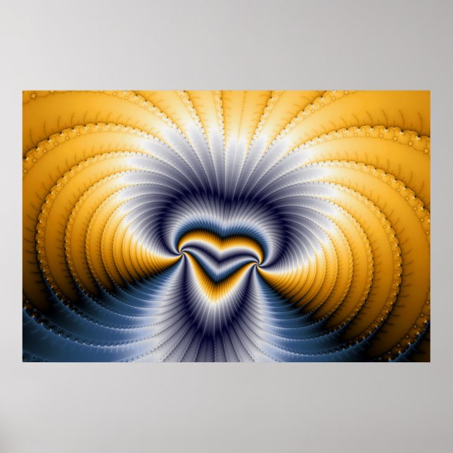 Póster Sin Dios - Fractal (Frente)