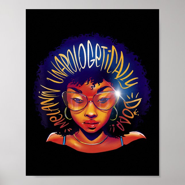 Póster Sin disculparse Drogas Mes de la Historia Negra Fu (Frente)