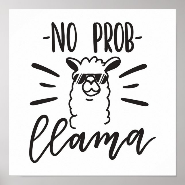 Póster Sin diseño de llama prob (Frente)