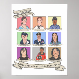 Póster Sin Embargo, Ella Persistió A La poster