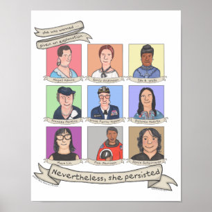 Póster Sin embargo, ella persistió poster