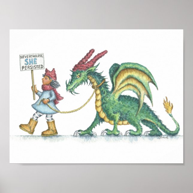 Póster Sin Embargo, ¡Persistía! (poster HBdragon) (Frente)
