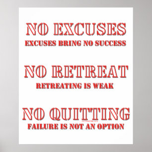 Póster Sin Excusas.