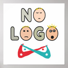 Sin logotipo anticapitalista de marca