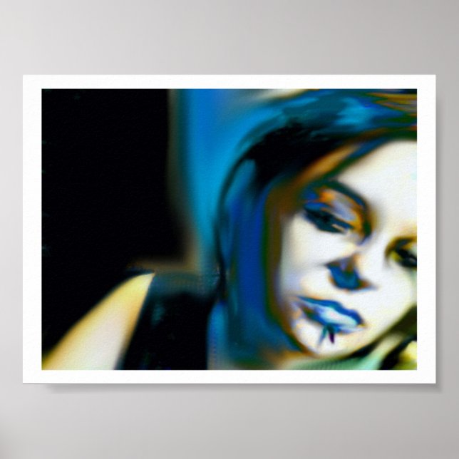 Póster sin me-blue (Frente)