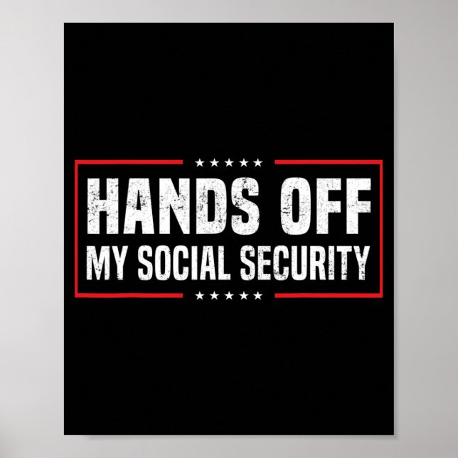 Póster Sin mi seguridad social (Frente)