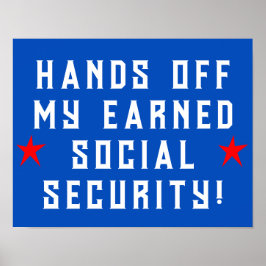 Póster Sin mi seguridad social