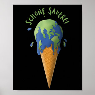 Póster Sin Planeta B Protección Ambiental Earth Mens Wo