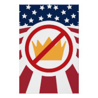 ¡SIN REYES! Bandera antiTrump