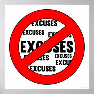 Póster Sin Rótulo de Excusas