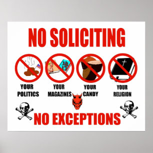 Póster Sin solicitud
