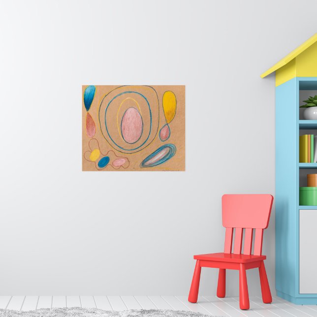 Póster Sin título, 1908 por Hilma af Klint (Guardería 1)