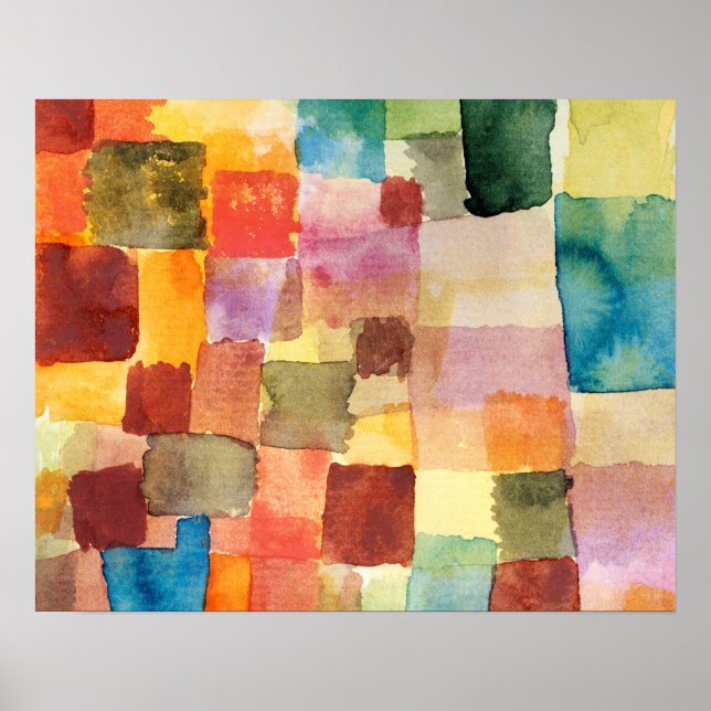 Póster Sin título (1914) de Paul Klee (Frente)