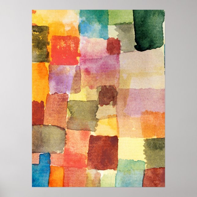 Póster Sin título (1914) de Paul Klee (Frente)