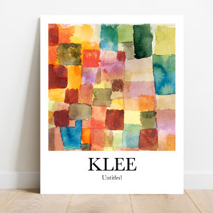 Póster Sin título (1914) de Paul Klee
