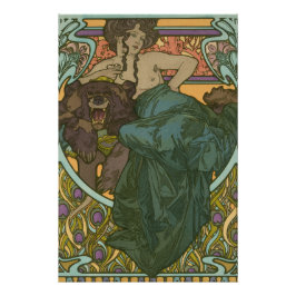 Póster Sin título de Alphonse Mucha (1902)