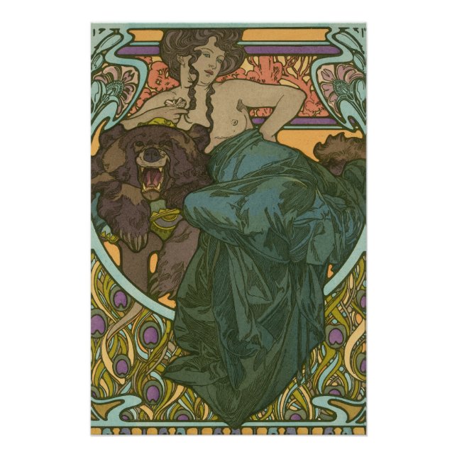 Póster Sin título de Alphonse Mucha (1902) (Anverso)