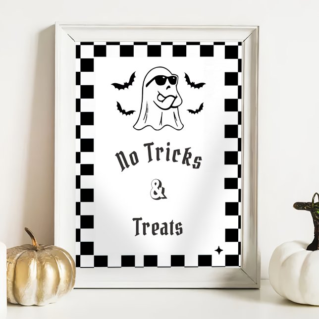 Póster " Sin trucos y tratamientos" Boo Gracioso juego de (Subido por el creador)