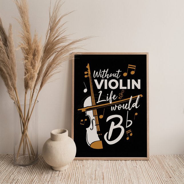 Póster Sin violín, la vida sería una mordaza (Subido por el creador)