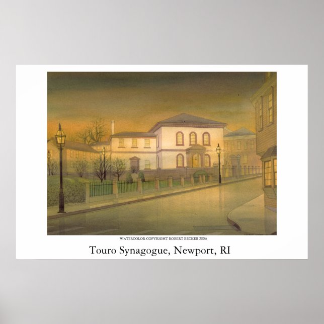 Póster Sinagoga de Touro (Frente)