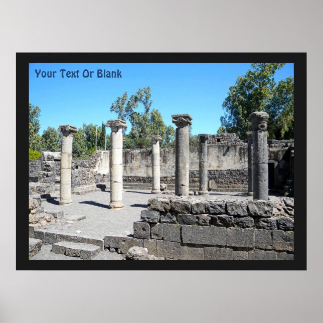 Póster Sinagoga Golan Katzrin (Frente)