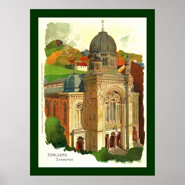 Póster Sinagoga Karlovy Vary (Karlsbad) (Frente)